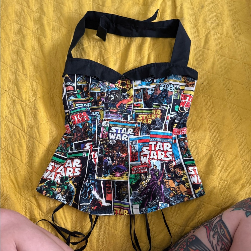 Star Wars Comic Print Corset Top